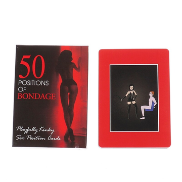 Card Game 50 Positions of Bondage / Sex Games for Couples / Erotic Game for Adults - EVE's SECRETS